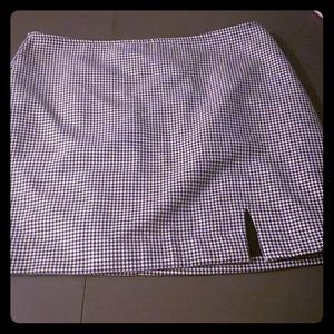 Buffalo plaid mini skirt